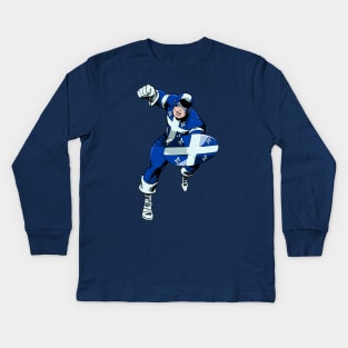 Capitaine Québec Kids Long Sleeve T-Shirt